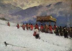 "processione Fra La Neve" 1947
