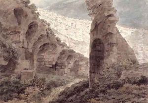 Interior of the Colosseum, 1778 by John Robert Cozens