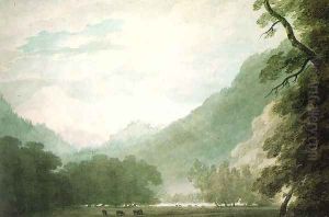 View from the Road between Lake Thun and Unterseen