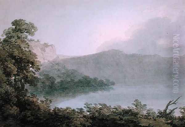 Lake of Vico Between Rome and Florence, 1783 - view 1