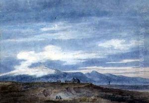 Shepherd's Hut on the Border of the Pontine Marshes, between Valetri and Terracina by John Robert Cozens