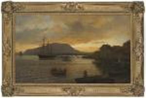 Summernight By Drobak by Hans Fredrik Gude