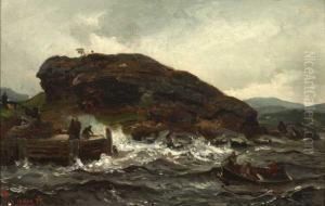 Tordenveirsstudie by Hans Fredrik Gude