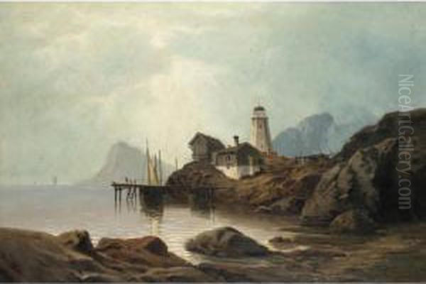 Lighthouse By The Fjord - view 1
