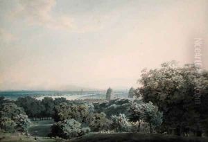 London from Greenwich Hill c.1791 by John Robert Cozens