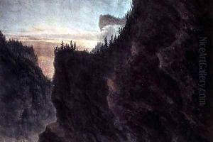 Entrance to the Valley of the Grande Chartreuse by John Robert Cozens