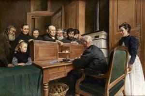 Le Bureau De Charite by Ferdinand Joseph Gueldry