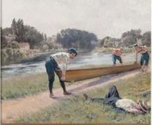La Preparation De L'aviron, Circa 1890