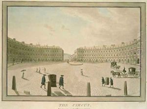 The Circus Bath, 1773 by John Robert Cozens
