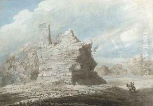 The tomb of the Horatii and Curatii, at Albano