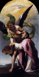 Saint John the Evangelist's Vision of Jerusalem 1636-37