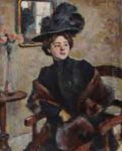 Le Manchon by Charles Francois Prosper Guerin