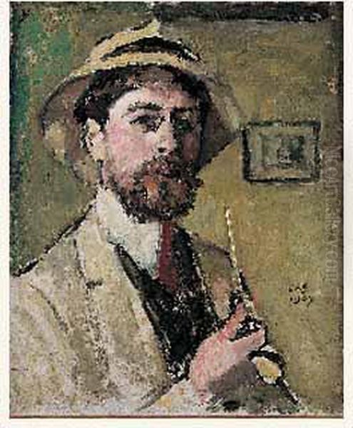 Autoportrait A La Pipe - view 1