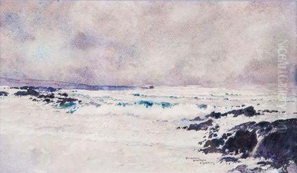 Les Vagues A Quiberon - view 1