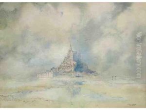 Le Mont Saint-michel by Ernest Guerin