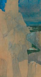 Paysage Fantastique by Ernest Guerin