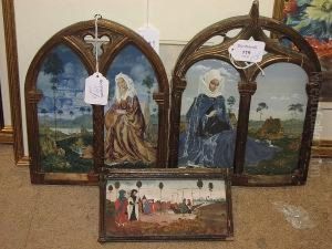 Each Signed "e. Guerin" Bottom Right, Oil On Board by Ernest Guerin