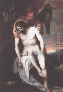 The Dead Christ Supported by an Angel 1646-52