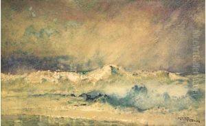 Mer Agitee A Quiberon, Bretagne