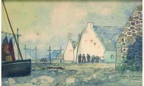 Village De Pecheurs En Bretagne - view 1