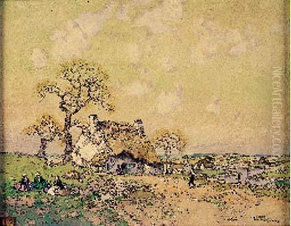 Paysage A La Chaumiere, Anime - view 1