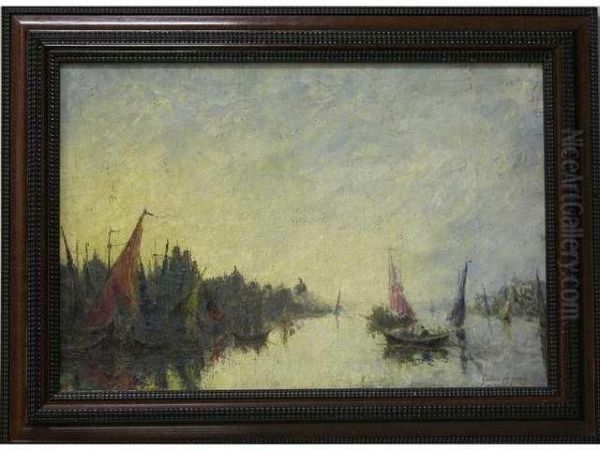 Voiliers Dans La Lagune - view 1