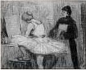 Ballerine Dans Sa Loge