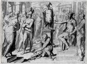 Scene D'histoire Romaine by Giovanni Guerra