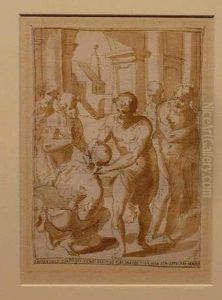 Old Testament Scene by Giovanni Guerra