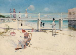 A Holiday at Mentone, 1888 by Charles Edward Conder