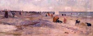 Sketch of Littlehampton Beach, 1890 by Charles Edward Conder