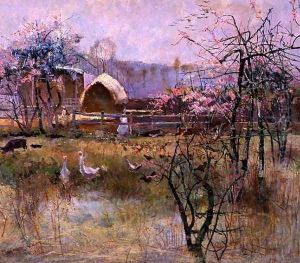 The Farm, Richmond, New South Wales, 1888 by Charles Edward Conder