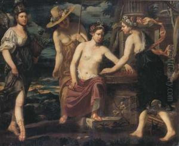 Vertumnus Offering Fruits To Pomona - view 1