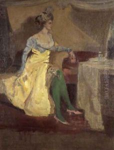 The Green Stockings by Charles Edward Conder