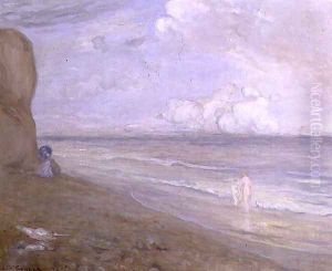 Cliffs, Dieppe by Charles Edward Conder