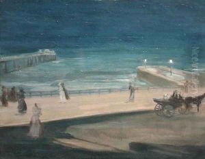 On the Pier, Brighton by Charles Edward Conder