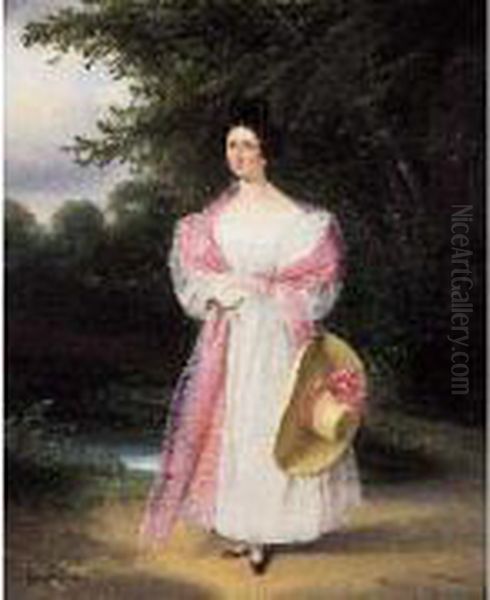 L'elegante Au Chapeau, 1830 - view 1