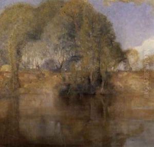 Vetheuil, 1892 by Charles Edward Conder