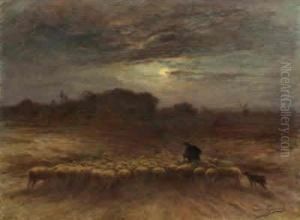 Return Of The Flock by Alexandre-Gaston Guignard