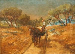 Charrette En Provence by Paul-Camille Guigou
