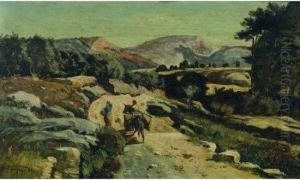 Route En Provence Au Mulet Bate by Paul-Camille Guigou