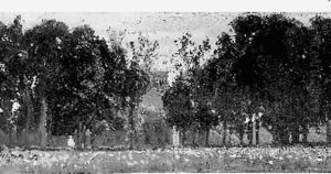 Le Mas Derriere Les Arbres by Paul-Camille Guigou