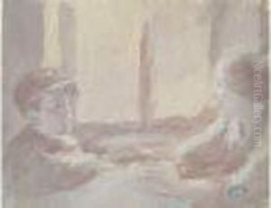 Lulu Et Marie by Francois Joseph Guiguet