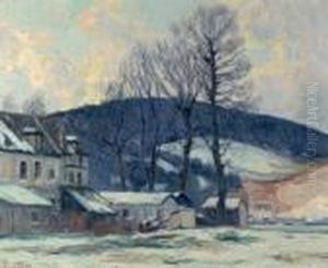 La Ferme A Aulnay by Narcisse Guilbert