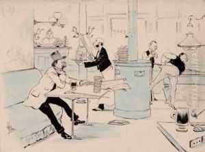 La Vie De Cafe by Albert Guillaume