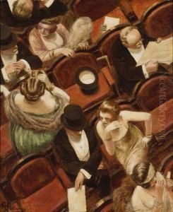 Au Theatre by Albert Guillaume