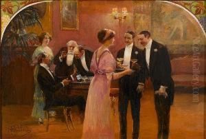 A Good Vintage by Albert Guillaume