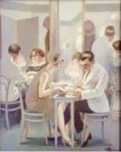 Chez Le Manucure. by Albert Guillaume