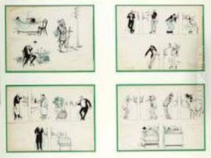 Les Merveilles De La Science. Le Fil Electrique, Circa 1891 by Albert Guillaume