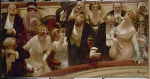 Les Retardataires by Albert Guillaume
